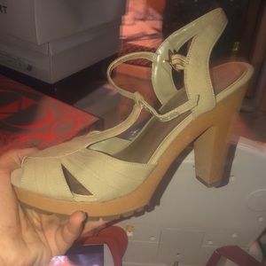 Beautiful heeled sandals